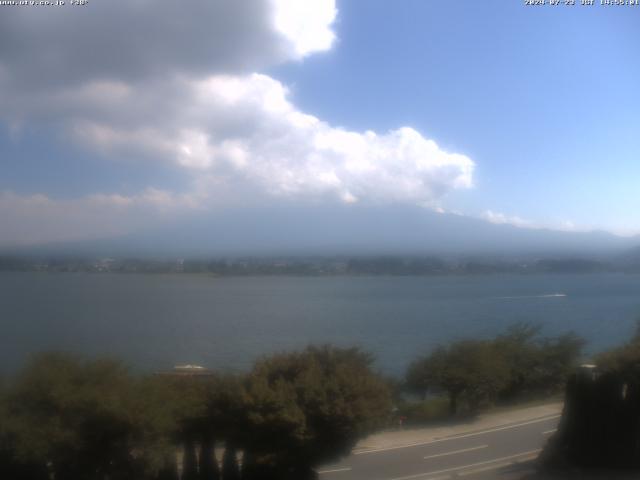 河口湖からの富士山