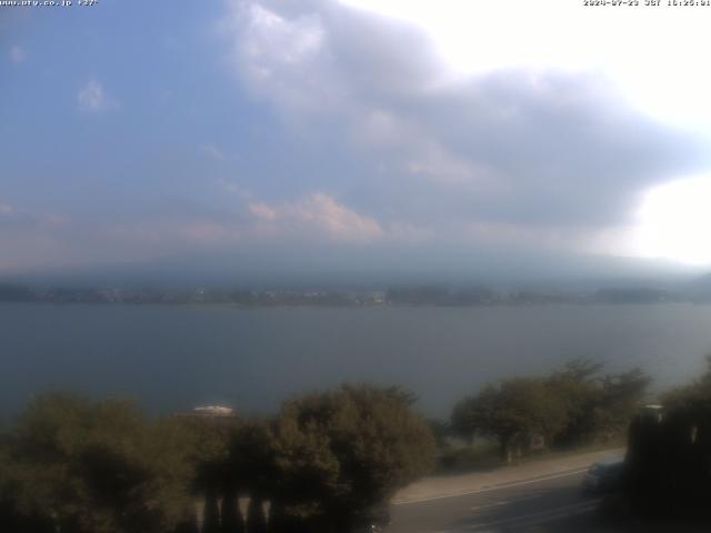 河口湖からの富士山