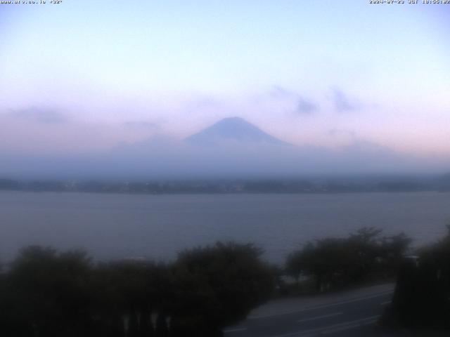 河口湖からの富士山