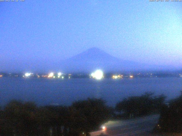 河口湖からの富士山