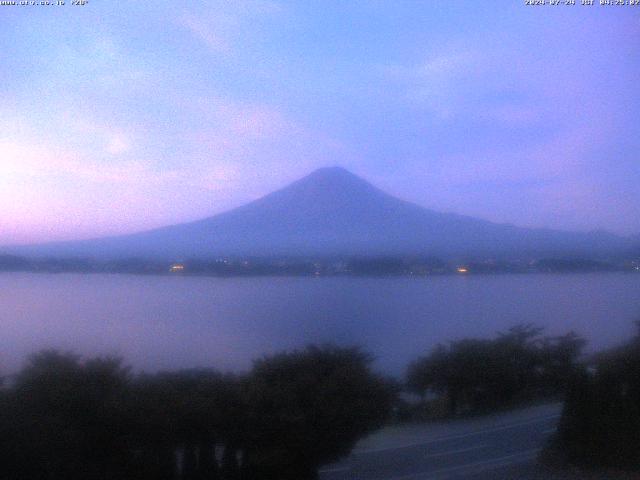 河口湖からの富士山