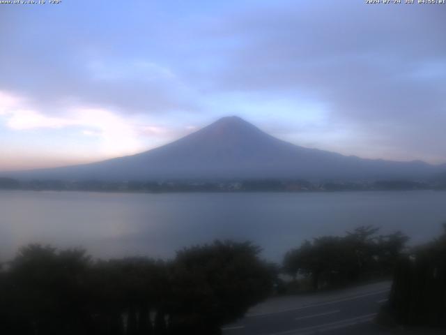 河口湖からの富士山