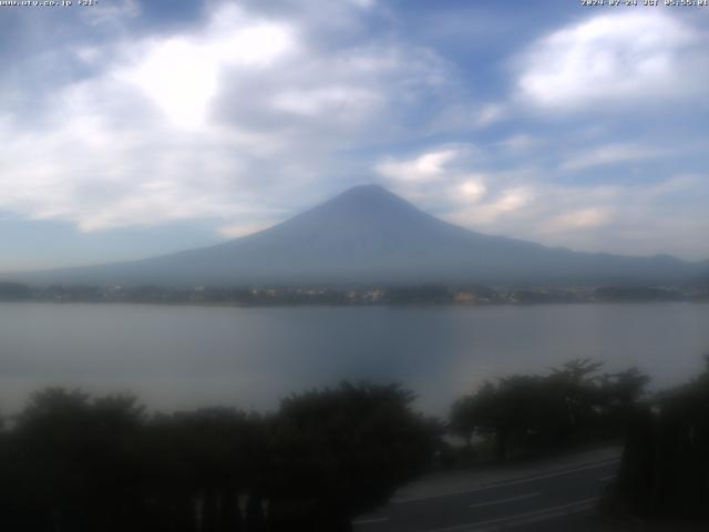 河口湖からの富士山