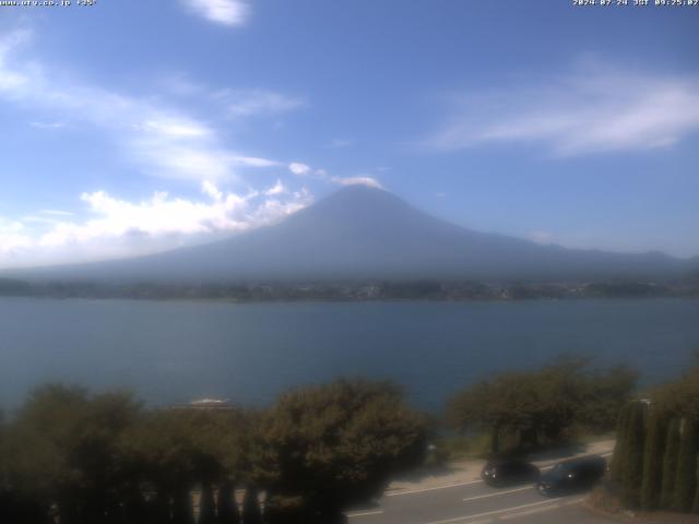 河口湖からの富士山