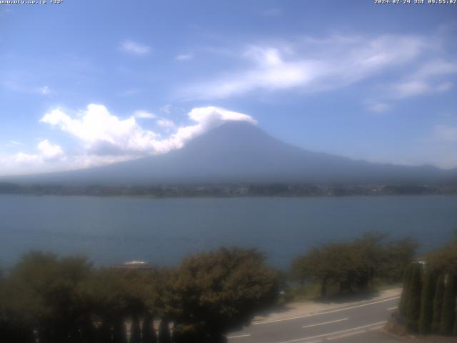 河口湖からの富士山