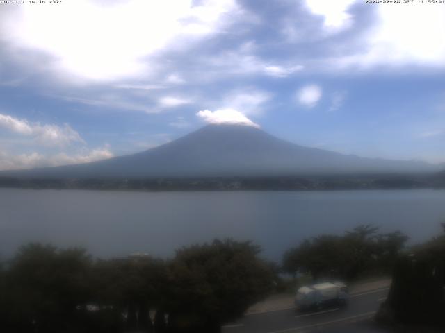 河口湖からの富士山