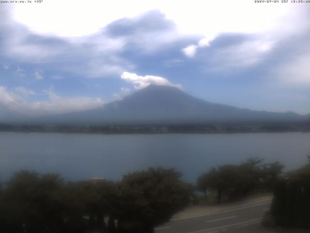 河口湖からの富士山