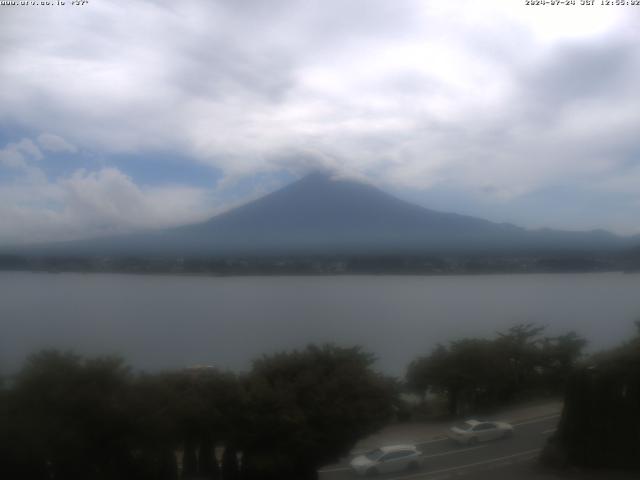 河口湖からの富士山