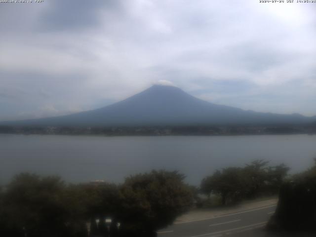 河口湖からの富士山