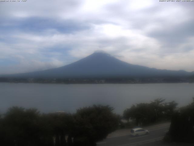 河口湖からの富士山