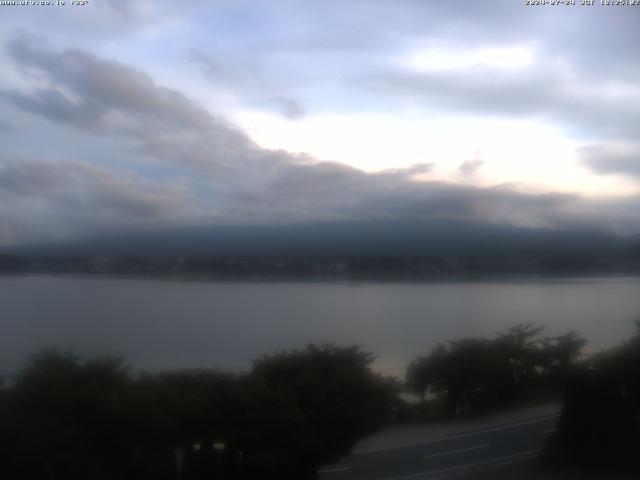 河口湖からの富士山