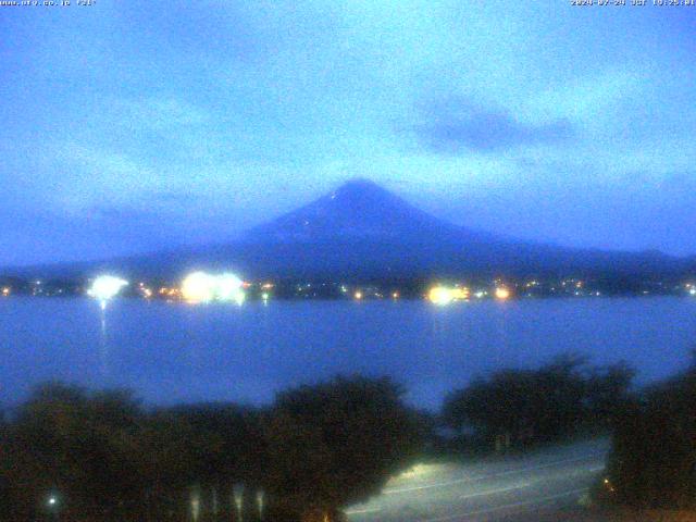 河口湖からの富士山