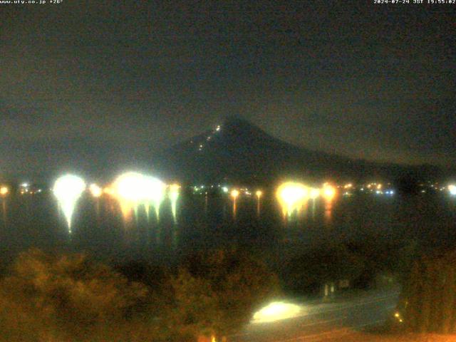 河口湖からの富士山