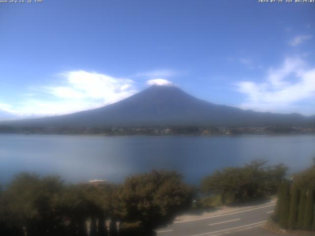 河口湖からの富士山