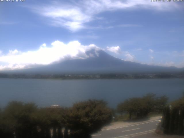 河口湖からの富士山