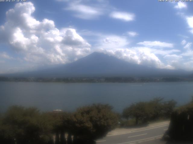 河口湖からの富士山