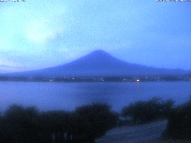 河口湖からの富士山