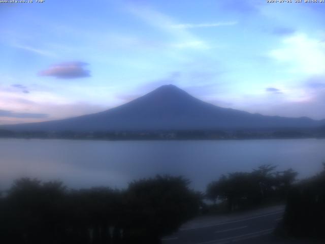 河口湖からの富士山