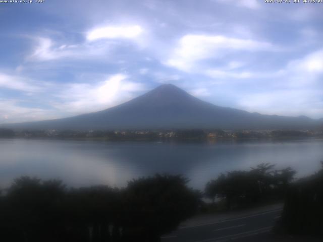 河口湖からの富士山