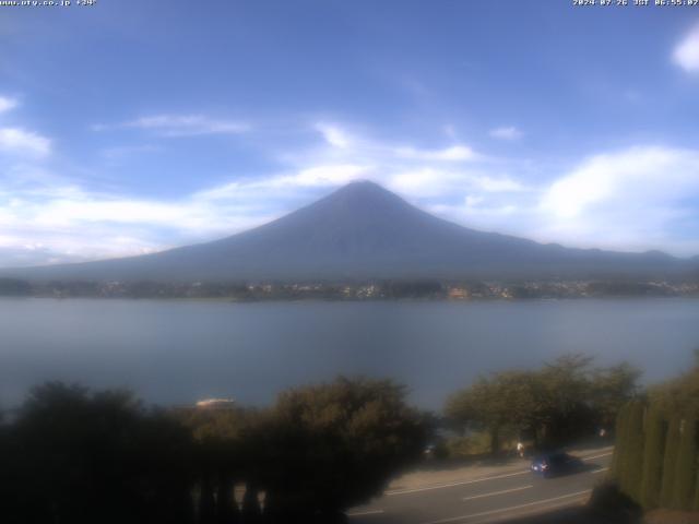 河口湖からの富士山