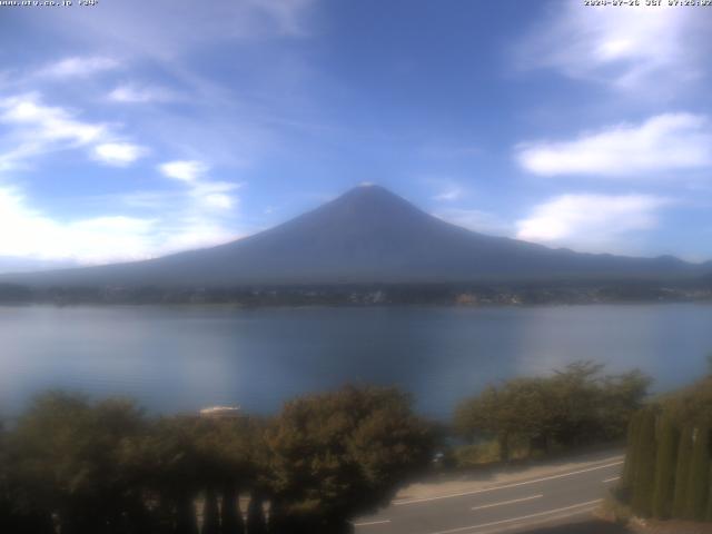 河口湖からの富士山