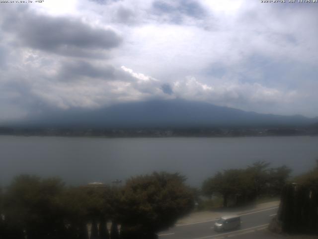 河口湖からの富士山