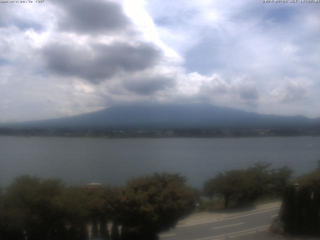 河口湖からの富士山