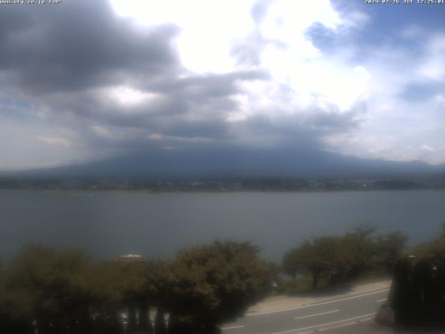 河口湖からの富士山