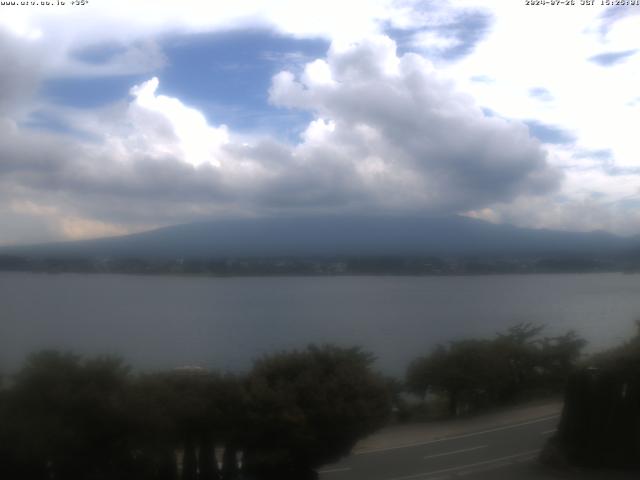 河口湖からの富士山