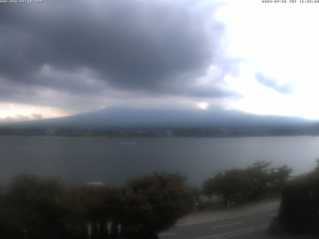 河口湖からの富士山