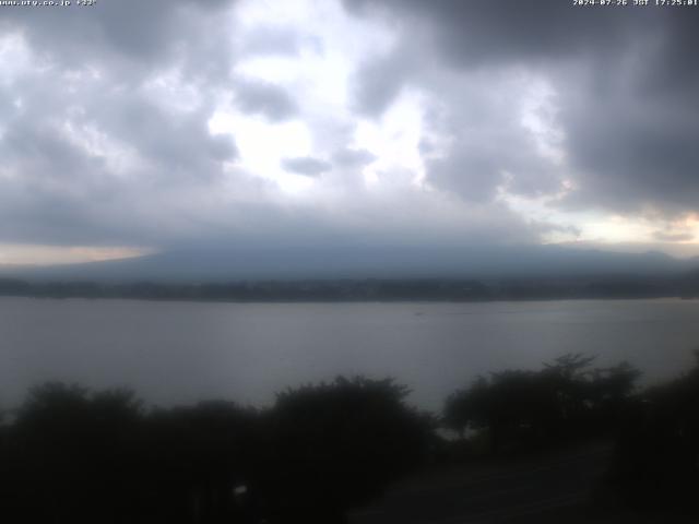 河口湖からの富士山