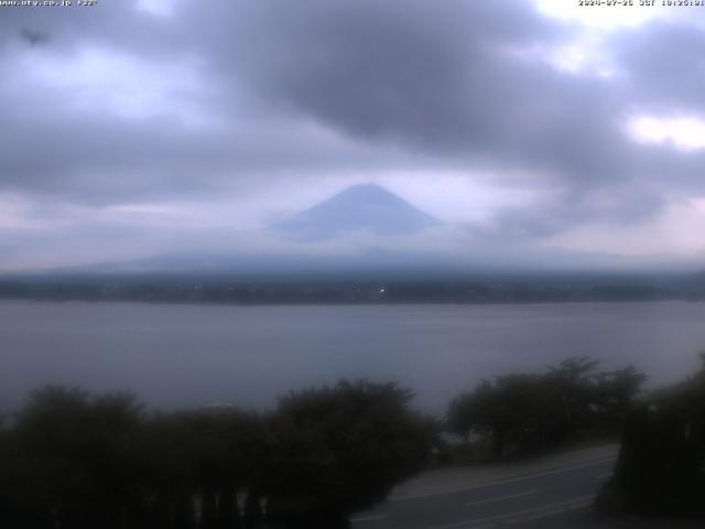 河口湖からの富士山