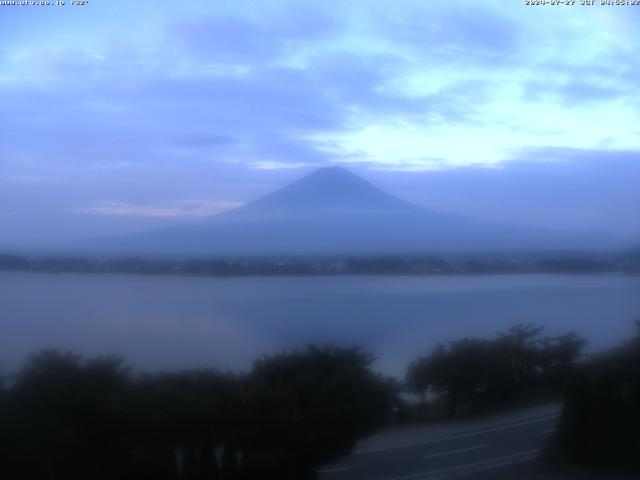 河口湖からの富士山