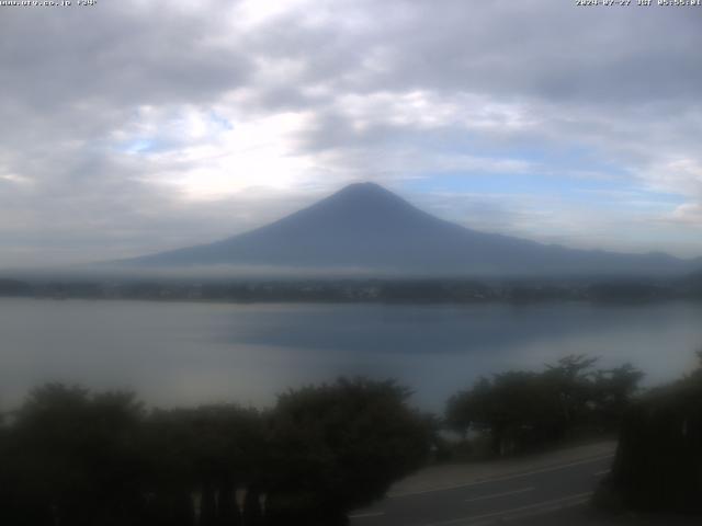 河口湖からの富士山