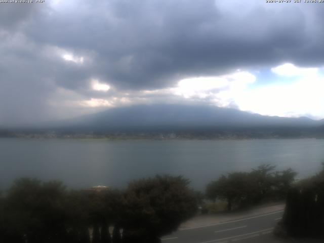 河口湖からの富士山