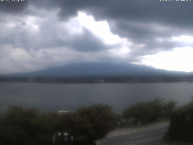 河口湖からの富士山