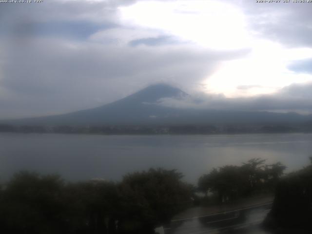 河口湖からの富士山