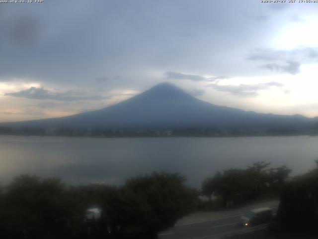 河口湖からの富士山