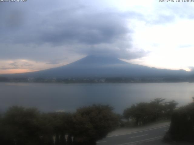 河口湖からの富士山