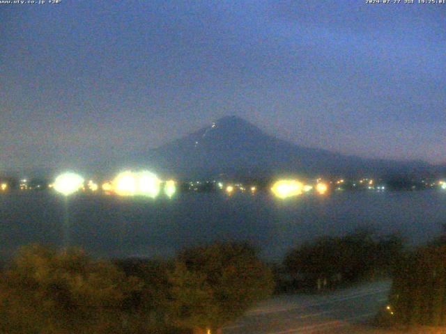 河口湖からの富士山