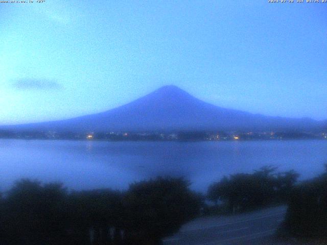 河口湖からの富士山