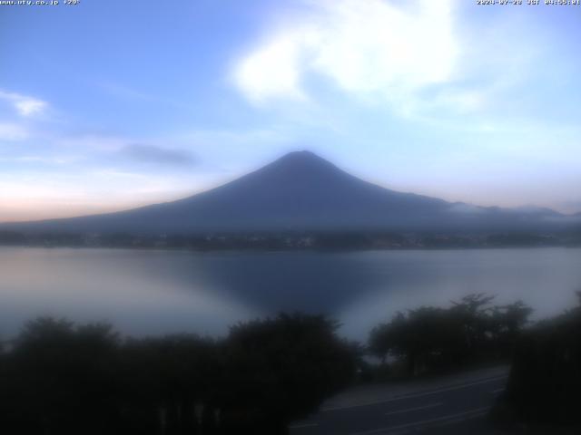 河口湖からの富士山