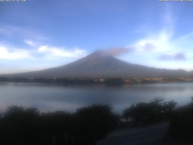 河口湖からの富士山