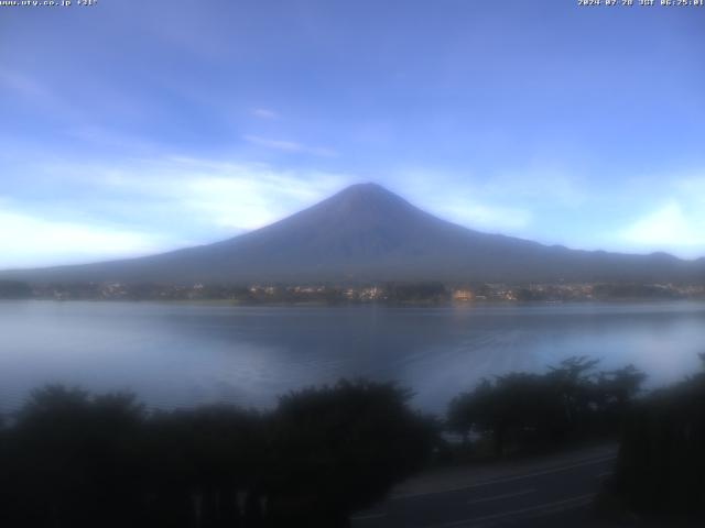 河口湖からの富士山