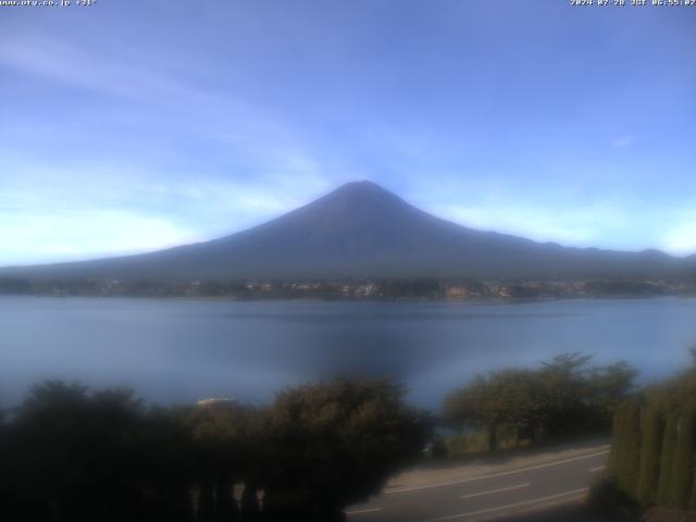 河口湖からの富士山