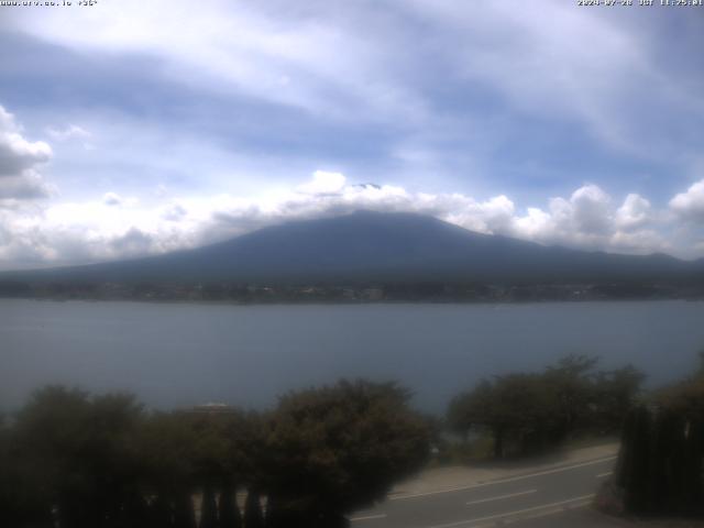 河口湖からの富士山