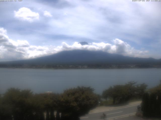 河口湖からの富士山