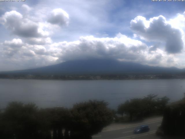 河口湖からの富士山