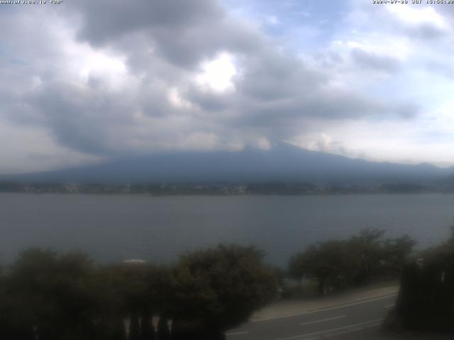 河口湖からの富士山