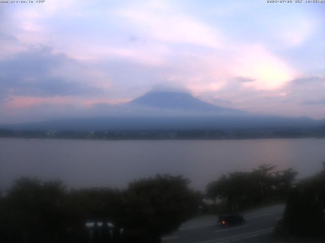 河口湖からの富士山